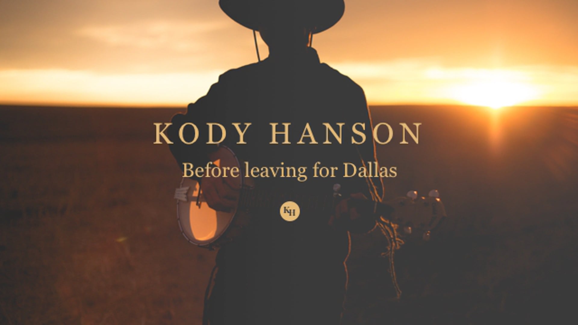 Kody Hanson - Before leaving for Dallas