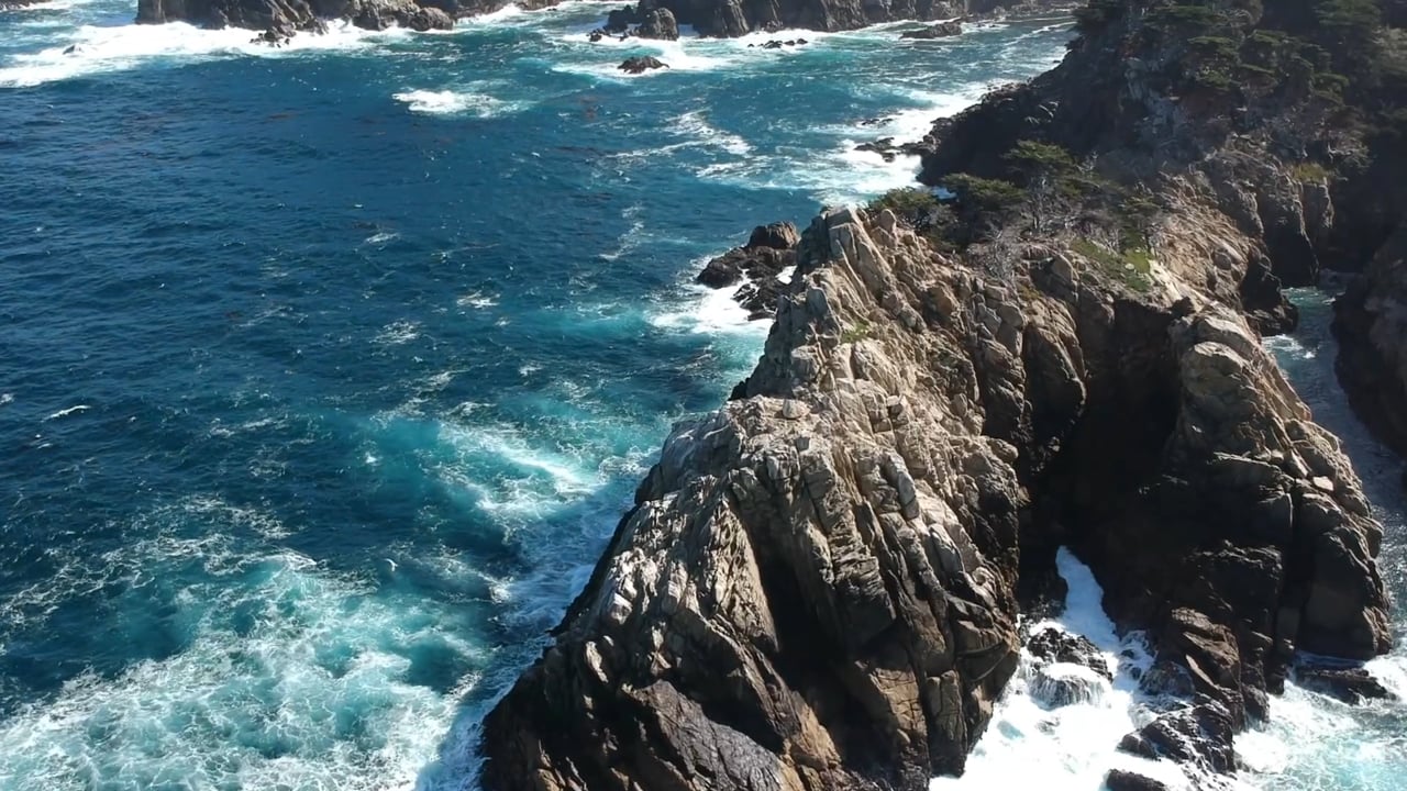 Point Lobos State Natural Reserve out of a DJI Spark Perspective