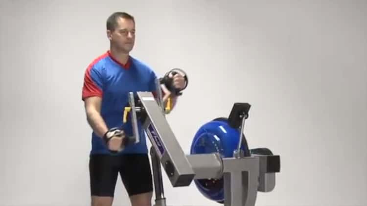 Upper body ergometer