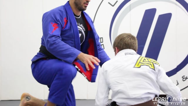 Reverse De La Riva Guard Escape to Side Control