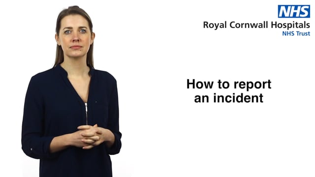 RCHT Patient Safety and Incident Reporting on Vimeo