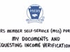 PSERS MSS Portal: My Documents and Requesting Income Verification