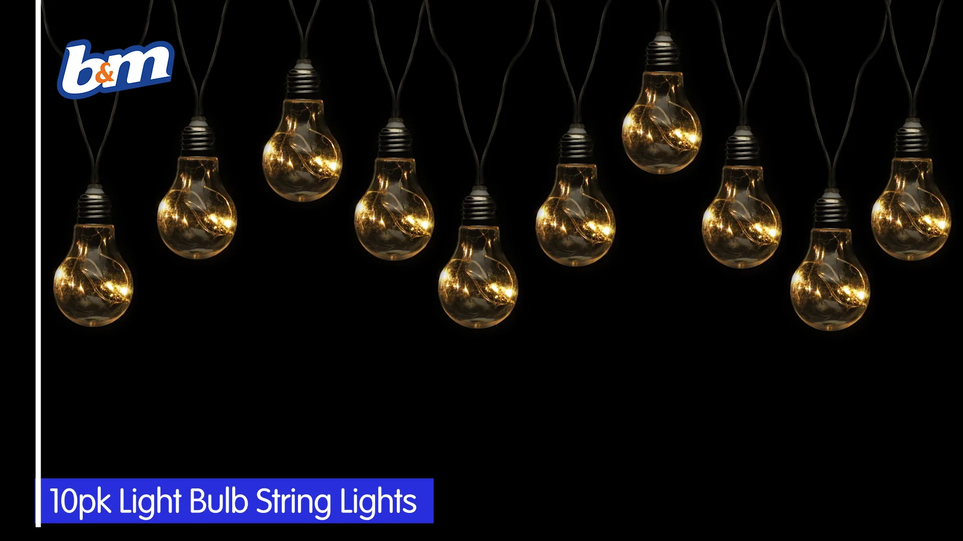 B&m solar 2024 string lights