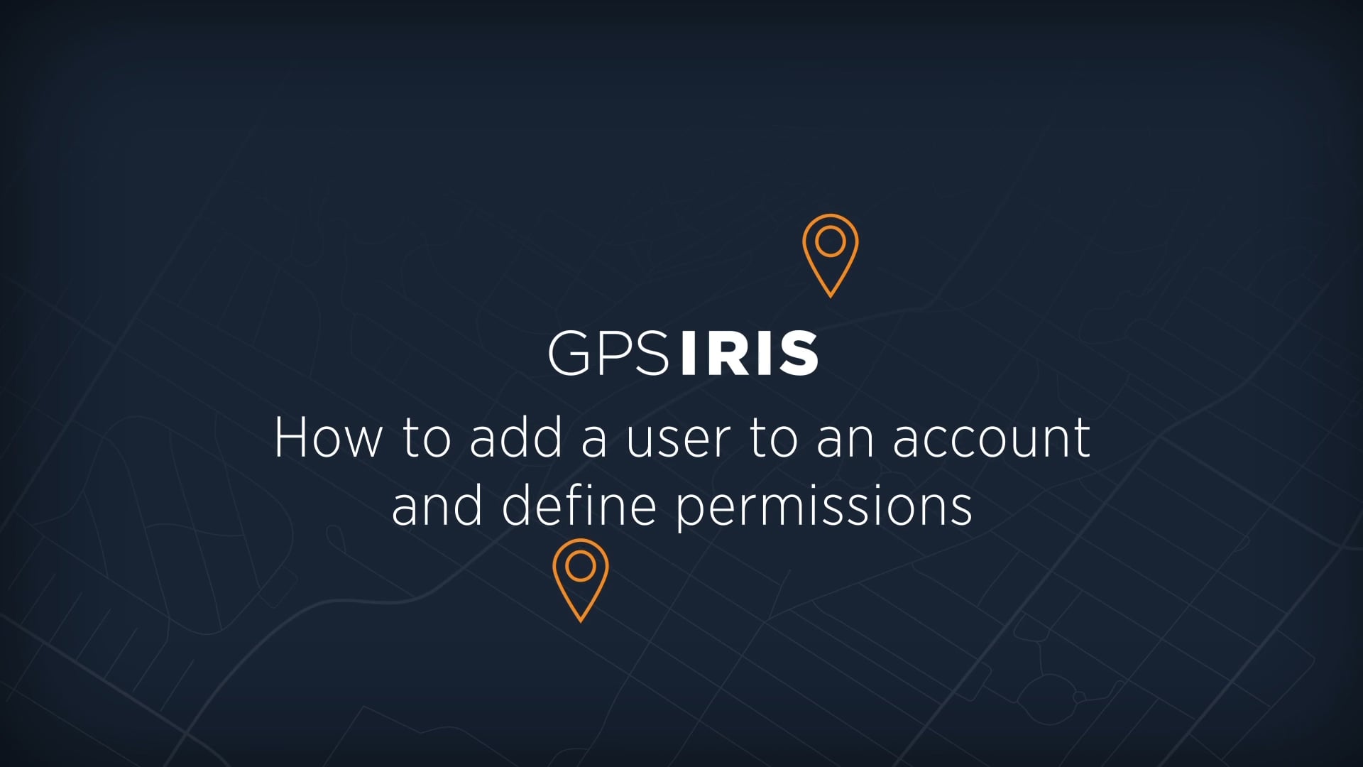 How to add a new user and define permissions