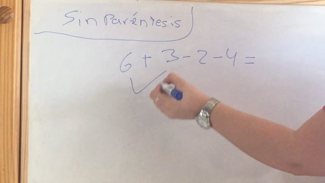 Operaciones combinadas sin paréntesis