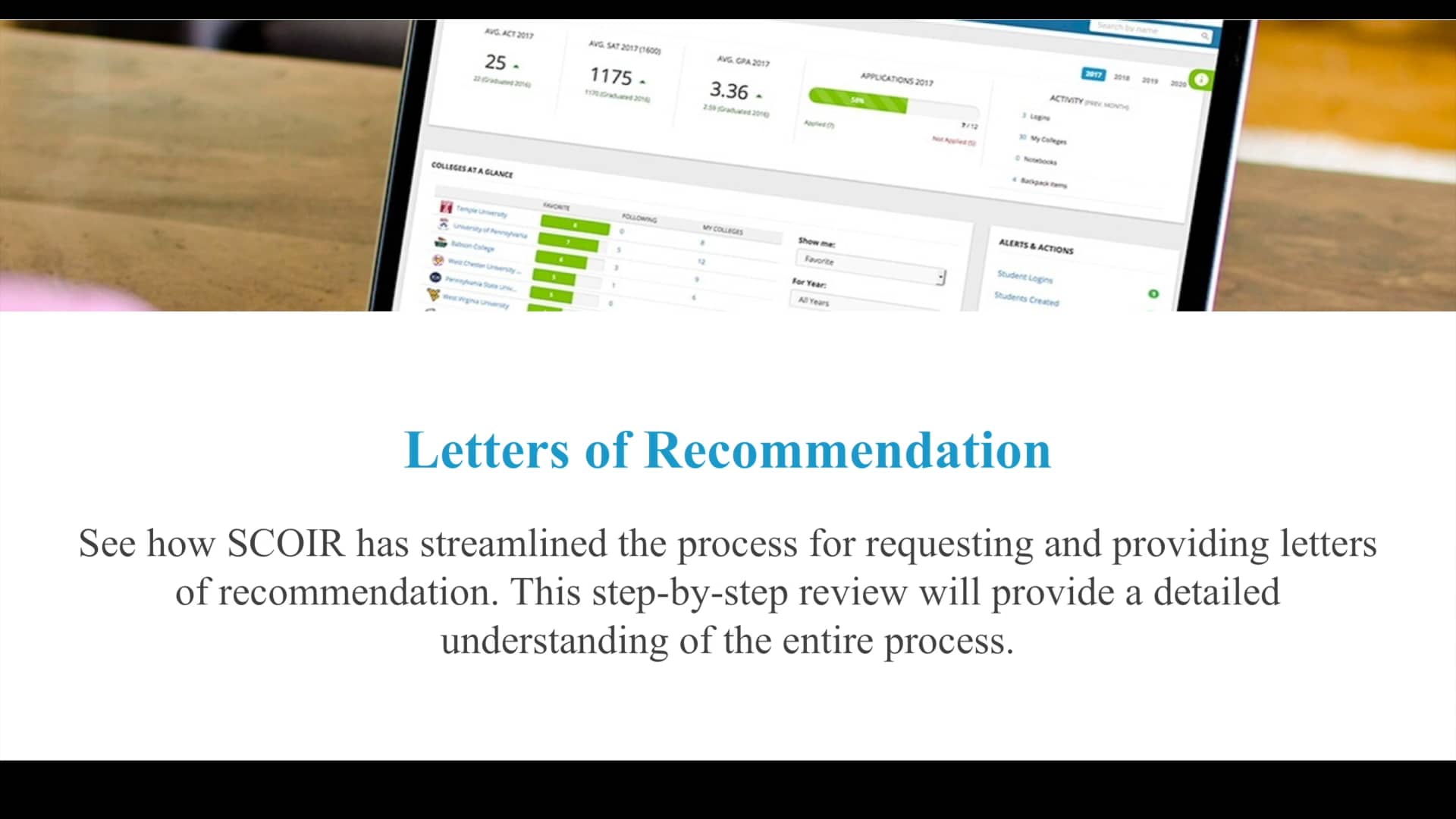 scoir-pro-series-letters-of-recommendation-on-vimeo