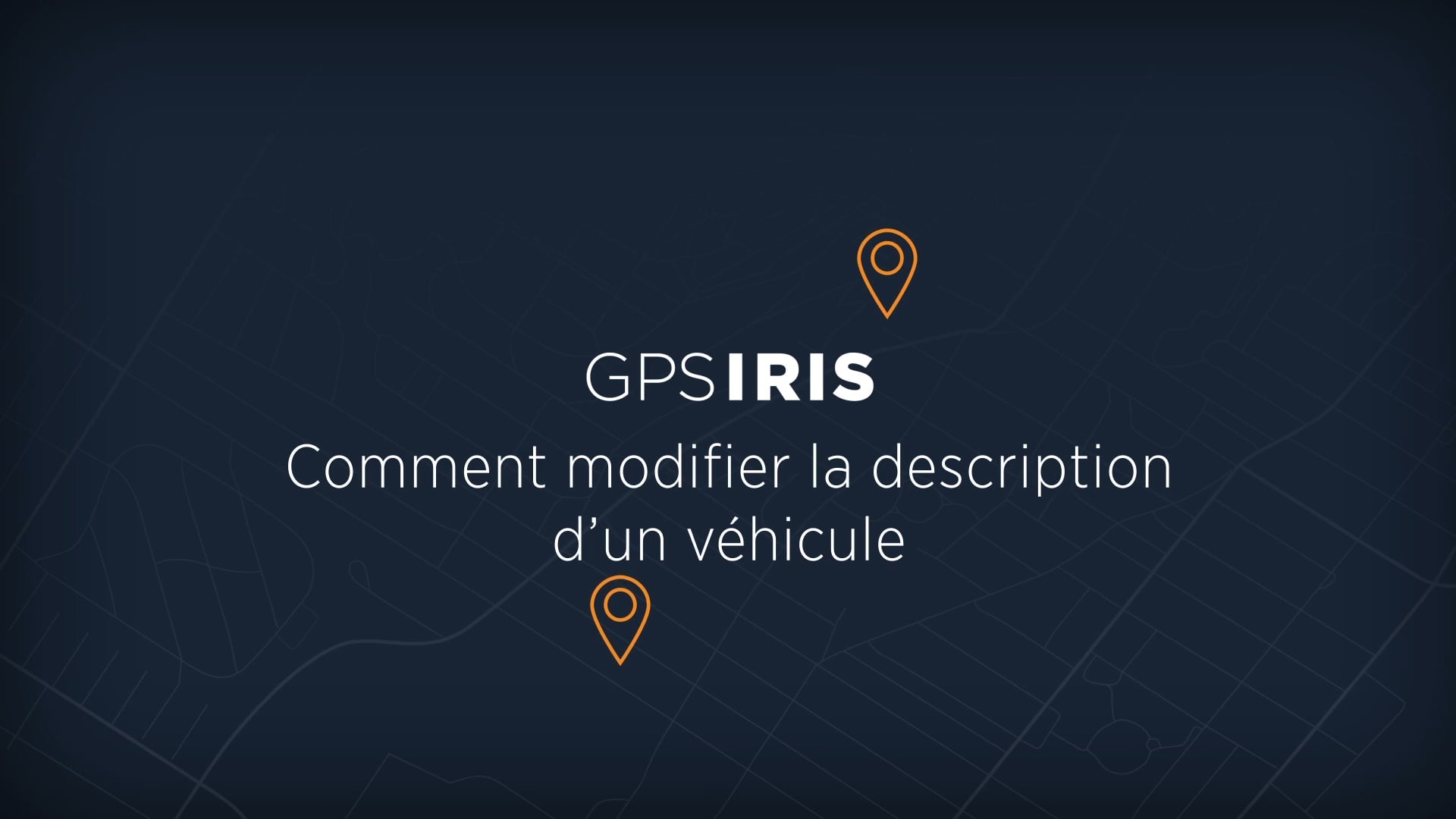 Comment modifier la description d’un véhicule