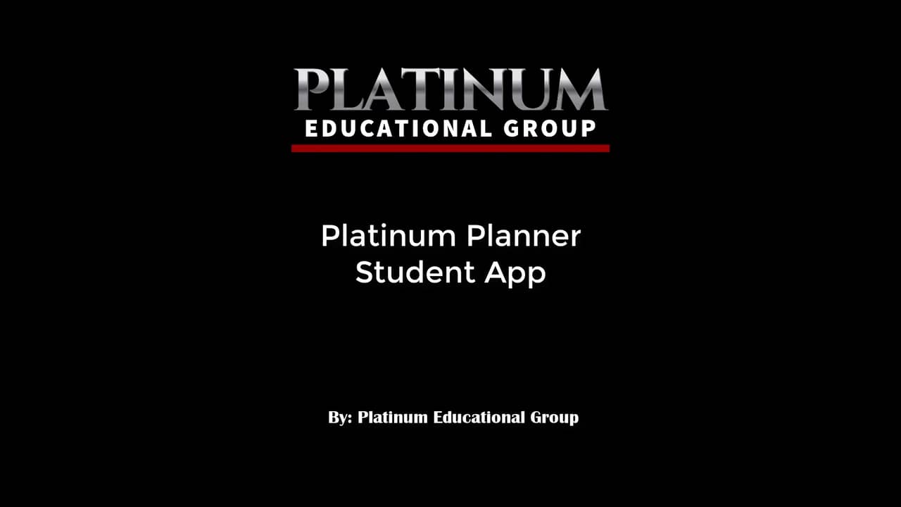 Platinum Planner Mobile App on Vimeo