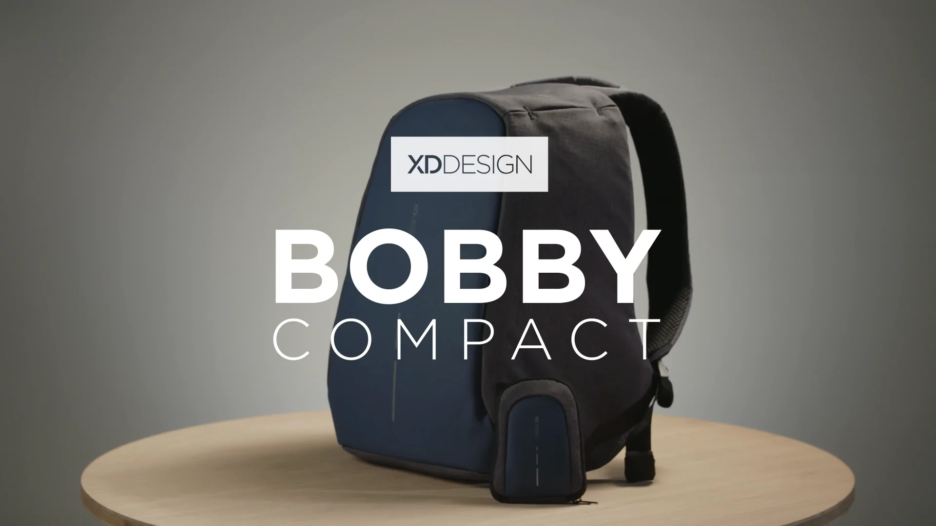 Bobby Compact antitheft backpack diver blue on Vimeo