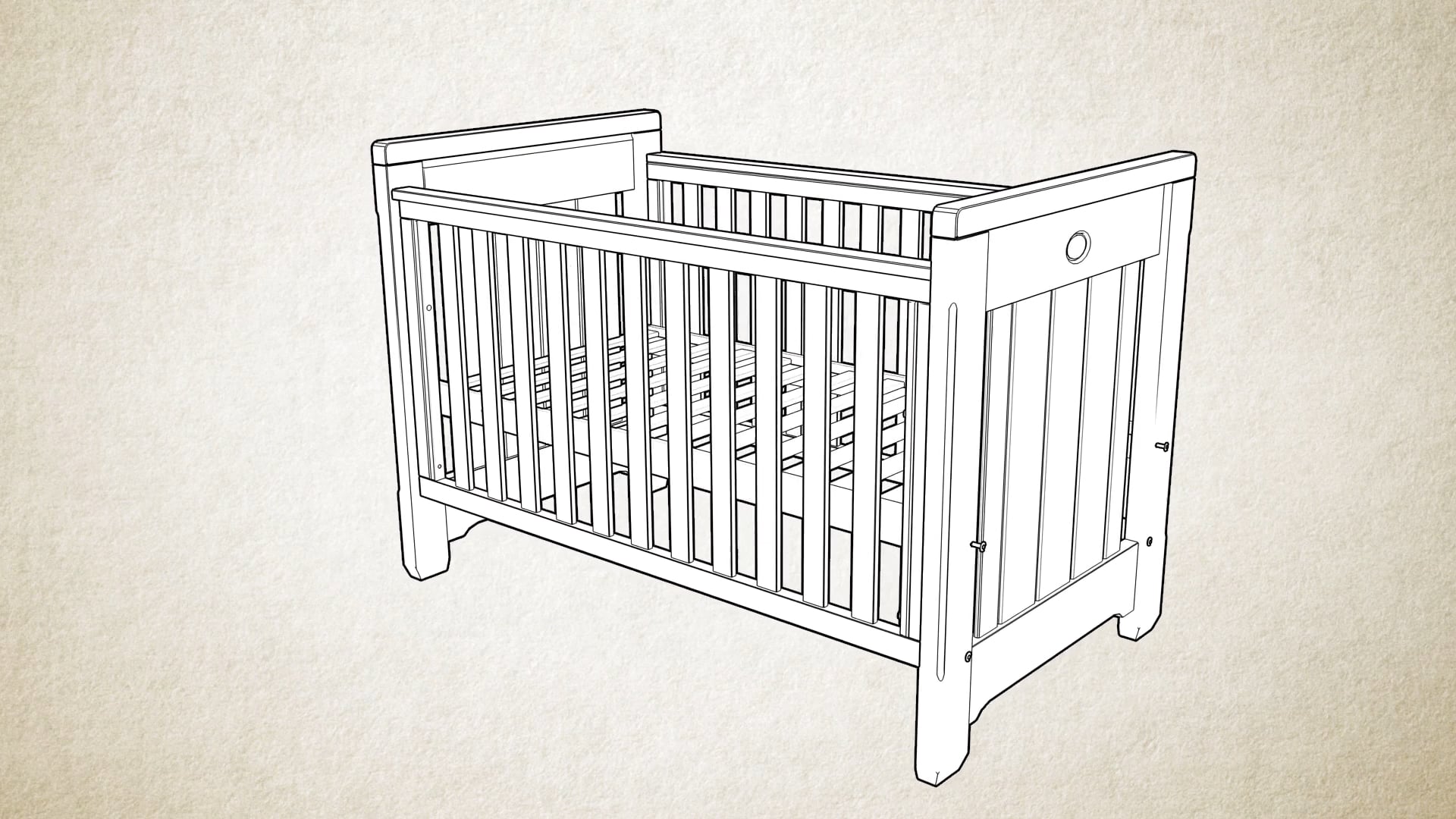 Boori Pioneer Royale Cot Bed Animated assembly guide