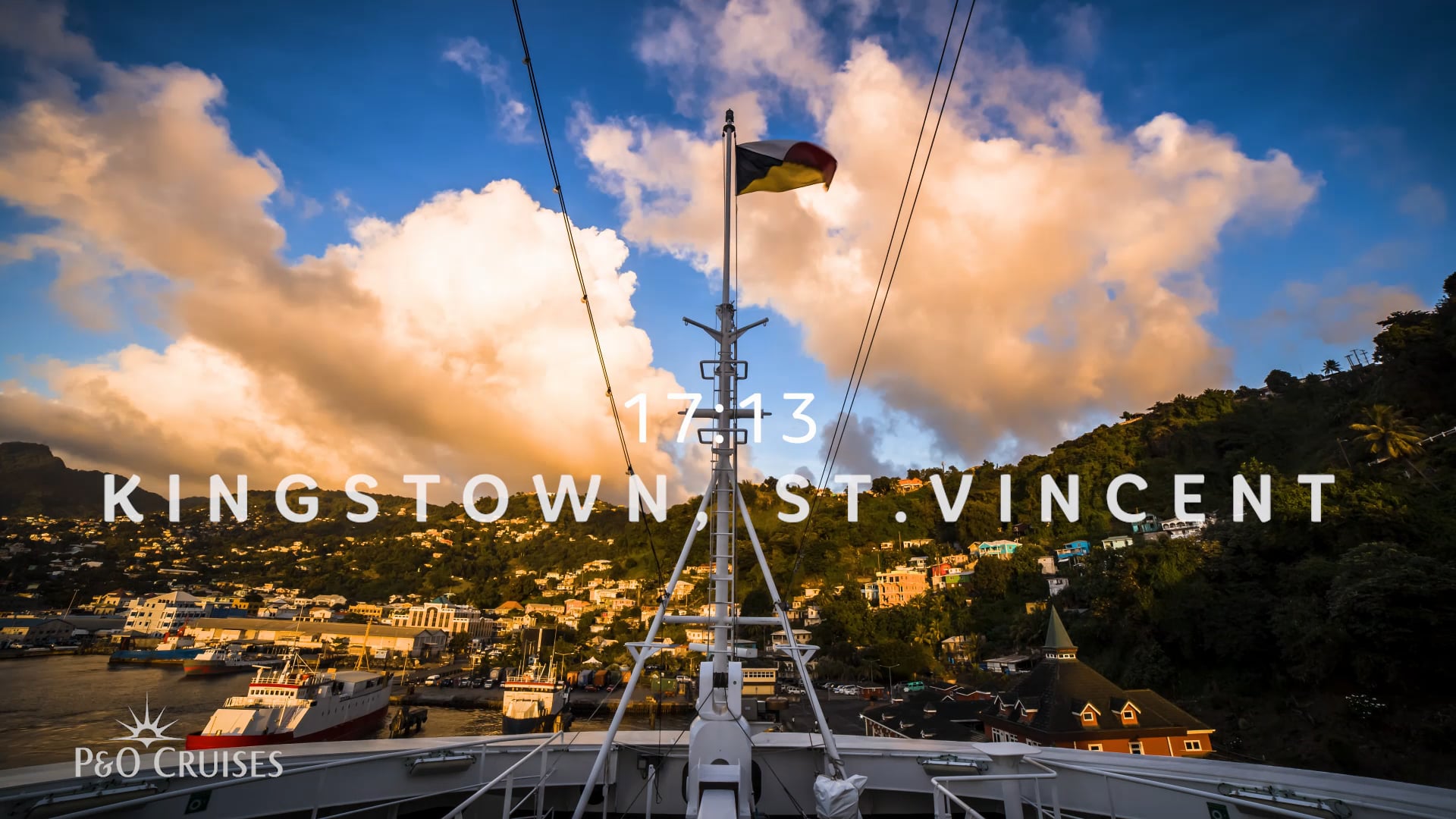 P&O Cruises - Day to Night from St Vincent with Milky Way and Sunrise in St Lucia - Director, Video Editor & Sound Design