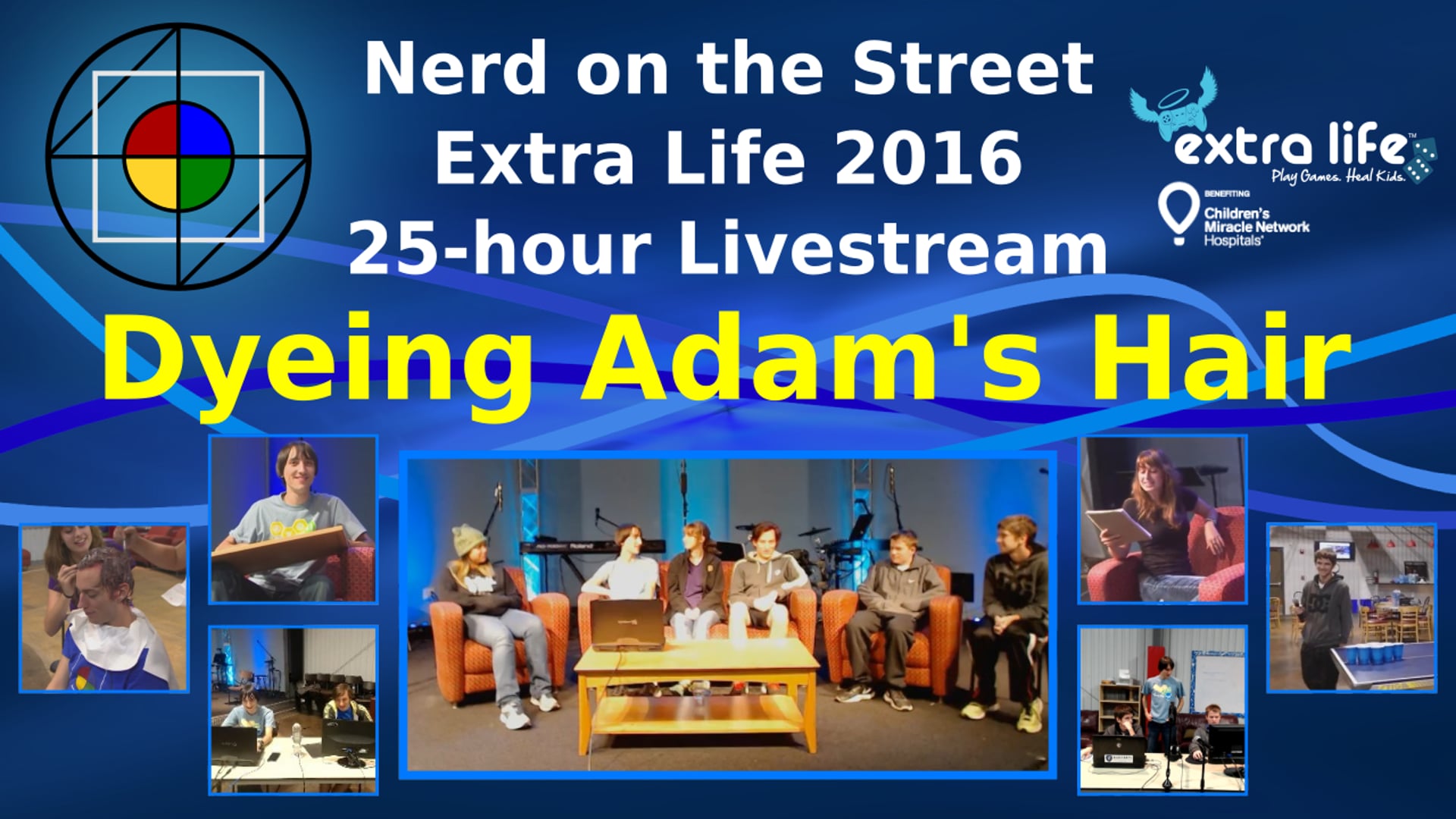 Dyeing Adam's Hair - Extra Life 2016