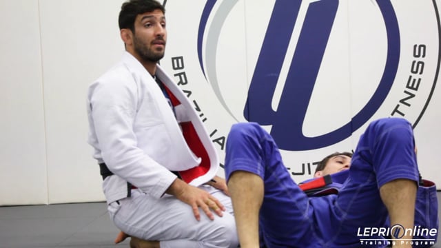 Reverse De La Riva Guard Pass to Side Control