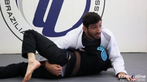 Sit Up Guard with Lapel Grip Knee Cut Pass to Side Control