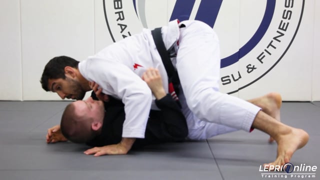Sit Up Guard Knee Cut Pass to Side Control when an Opponent Traps the Ankle
