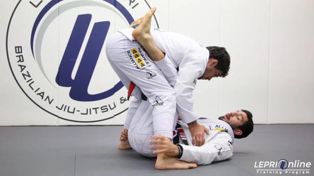 Closed Guard Double Ankle Sweep to Triangle Submission