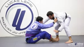 Open Guard Leg Drag Pass to Side Control Drill