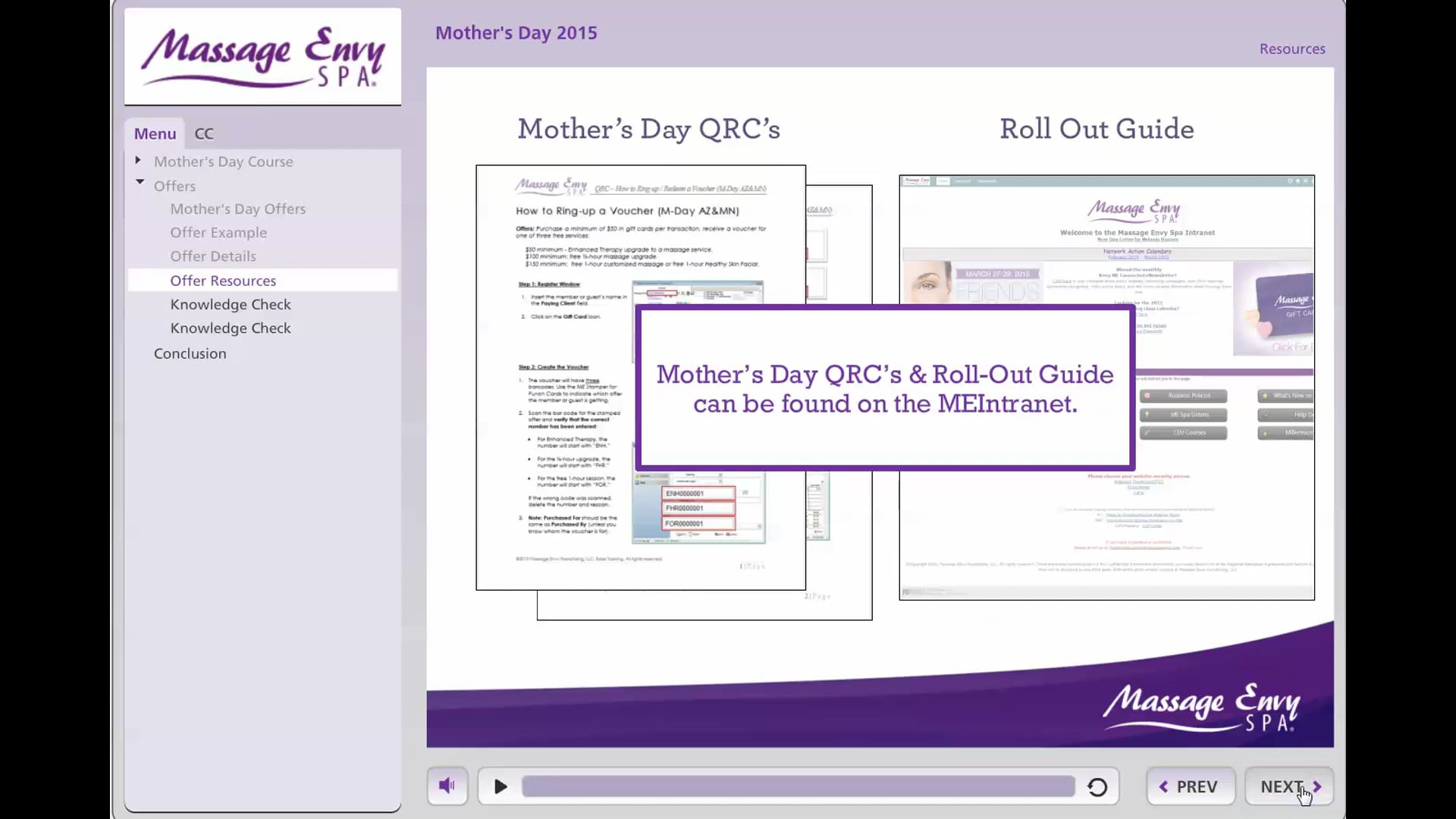 Upcoming Promotion Training