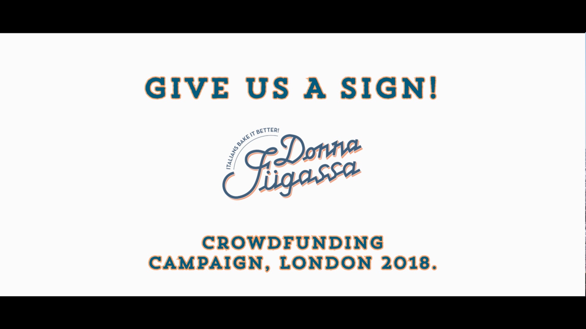Donna Fugassa Crowdfunding campaign video