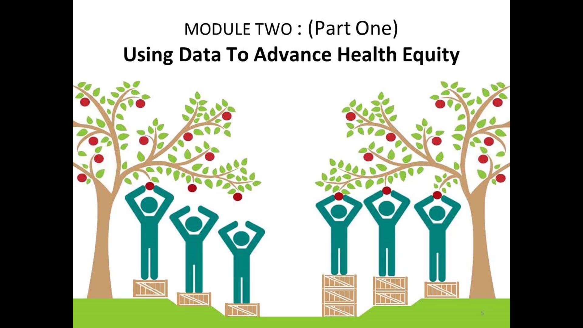 Module 2: Using Data To Advance Health Equity - Part 1 On Vimeo