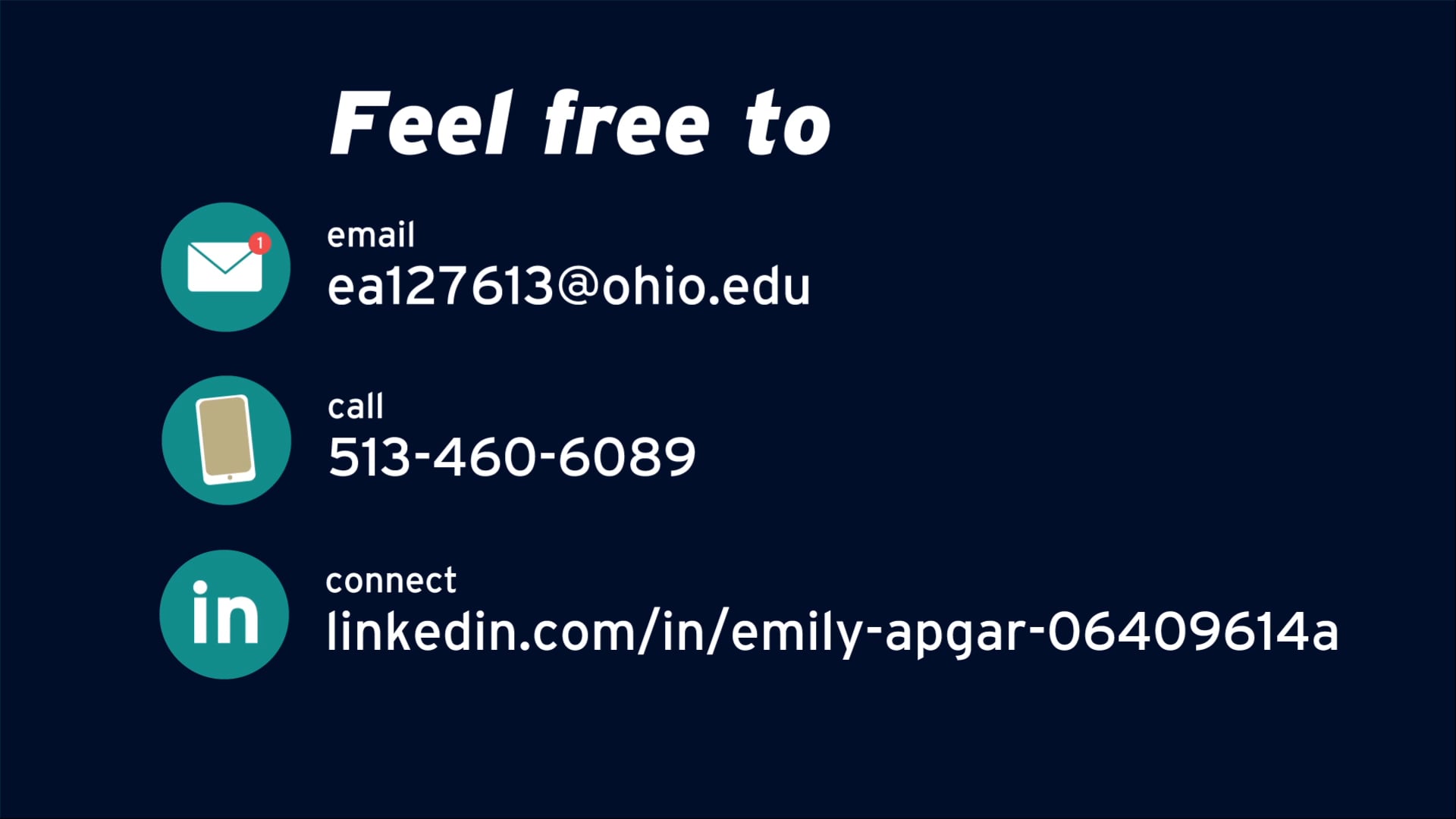 Emily Apgar, Video Resume on Vimeo