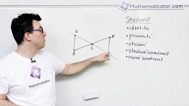 45. Shodná zobrazení 3 - středová souměrnost