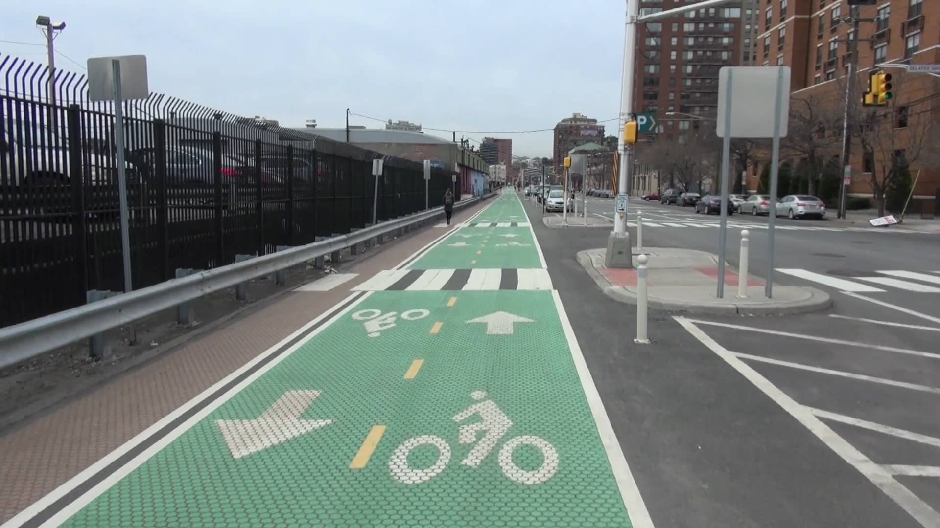 Ride Hoboken's Observer Highway Protected Bike Lane on Vimeo