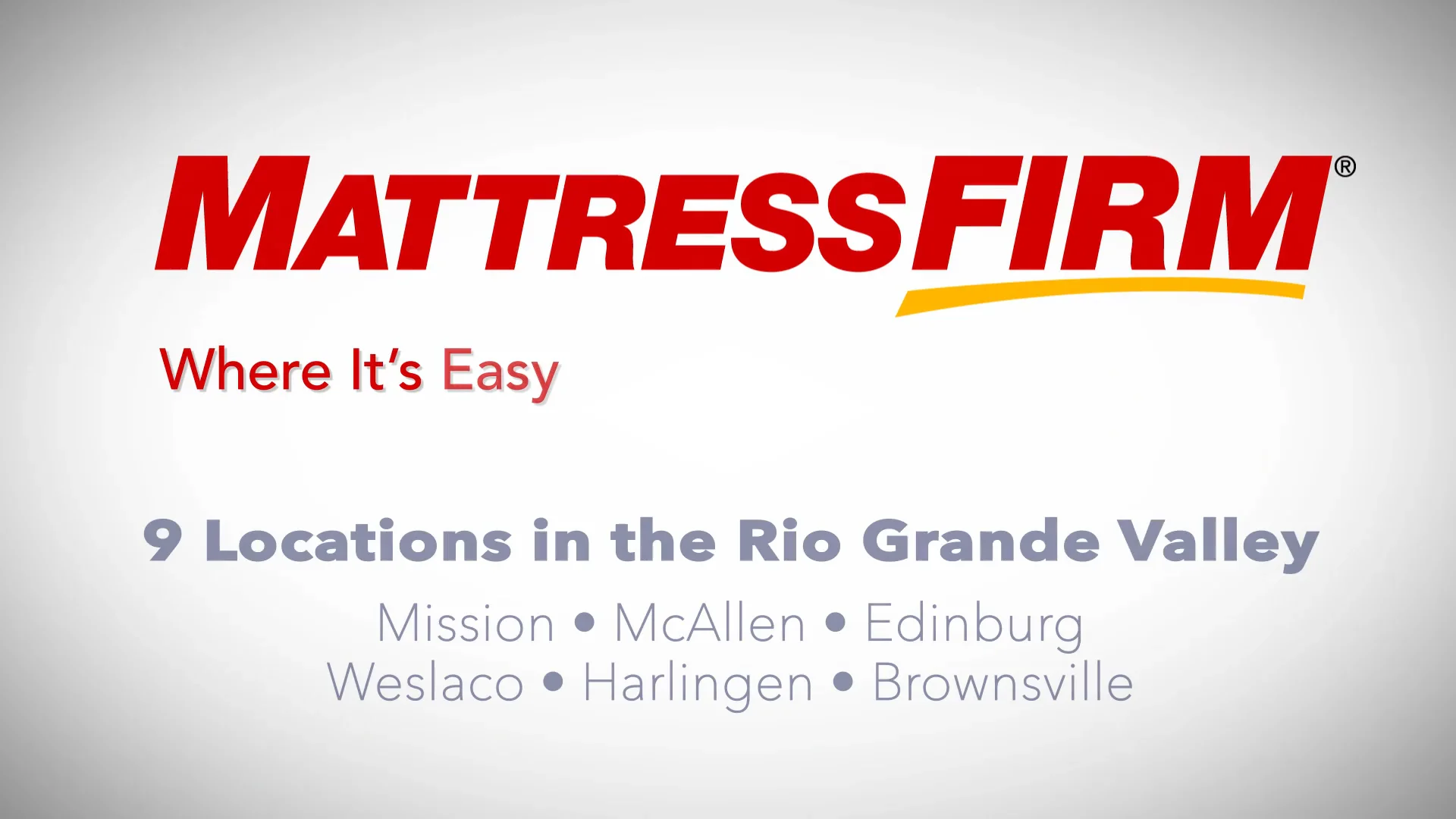 Mattress Firm • Locally Owned RGV on Vimeo