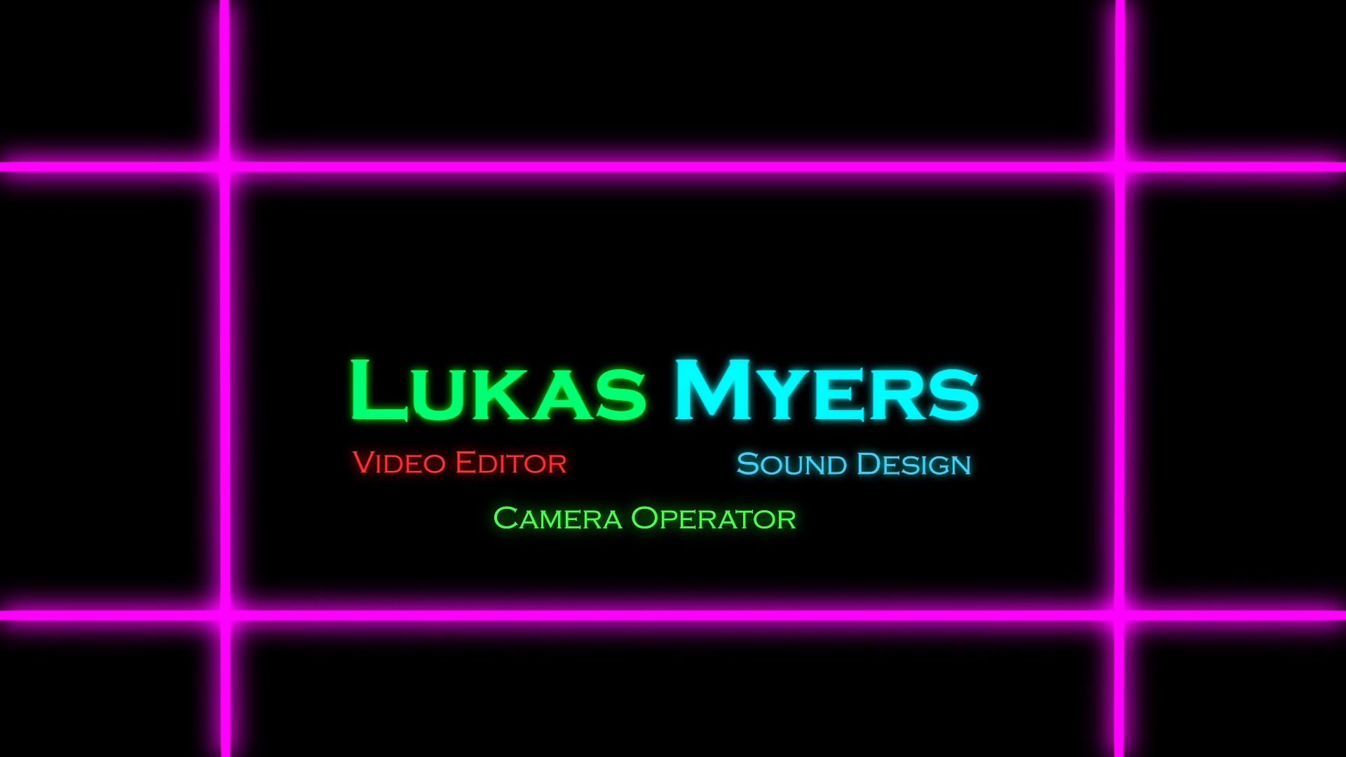 Lukas Myers - Demo Reel