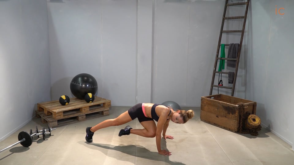 PLANCHA DINÁMICA CON ESCALADOR