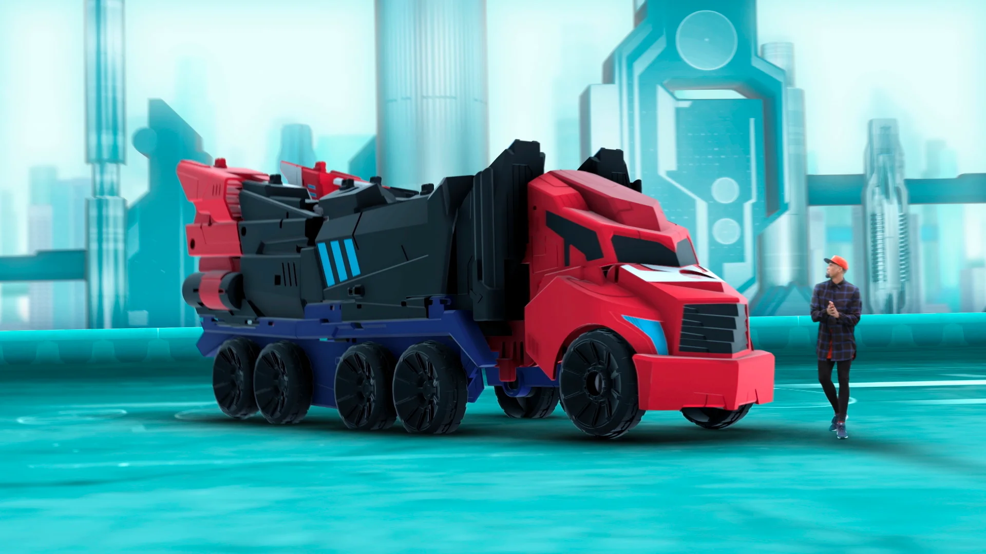 Transformers robots in disguise optimus prime shop truck