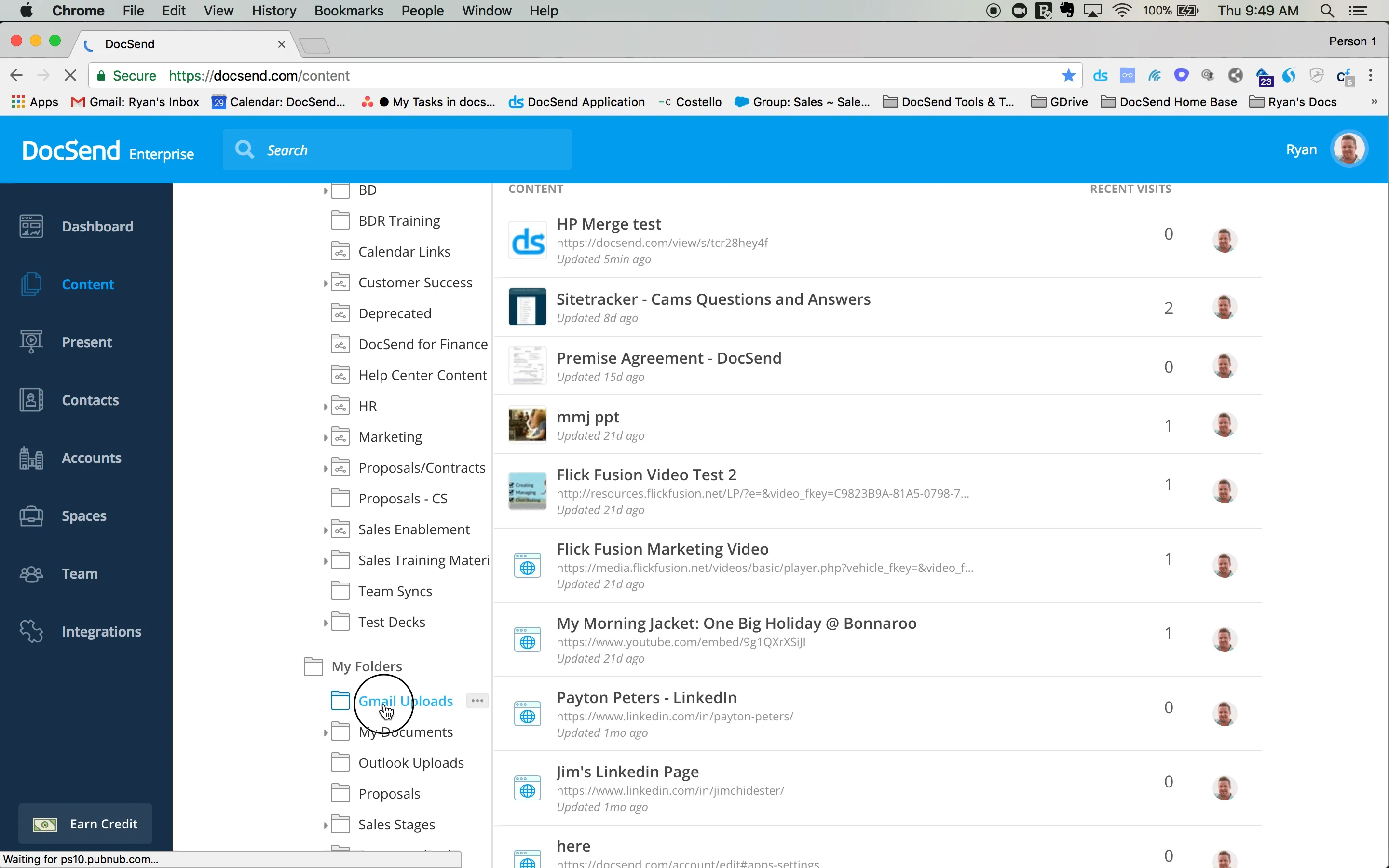 HP Spaces Mail Merge example on Vimeo