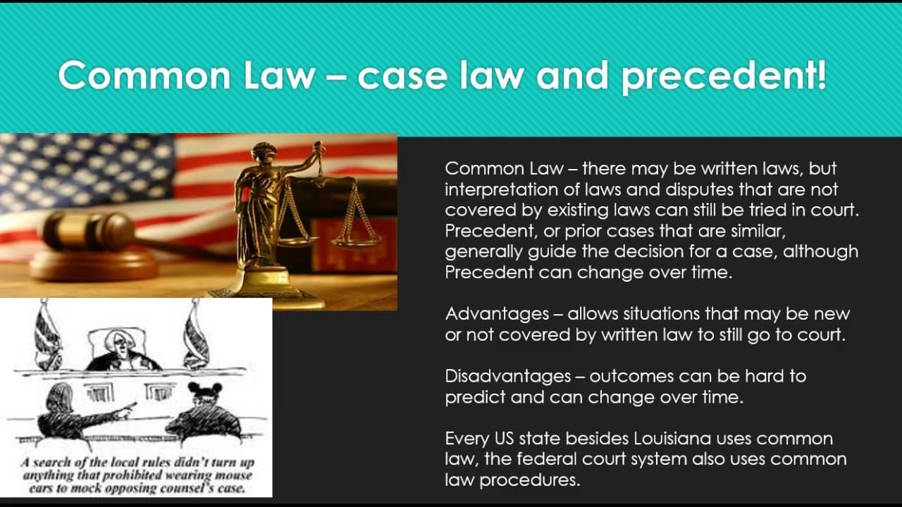Common Law v. Civil Law on Vimeo