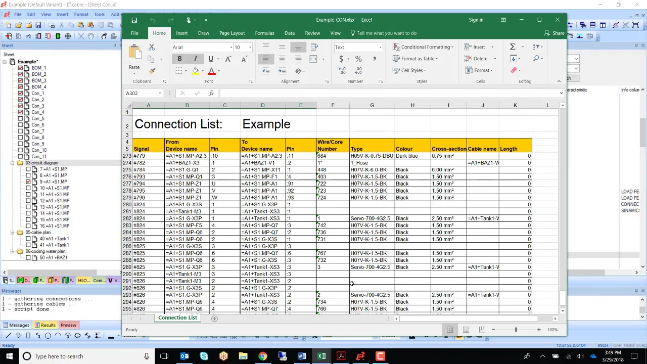 Tech Tip: Creating Automatic Bill of Materials and Wire/Connector 