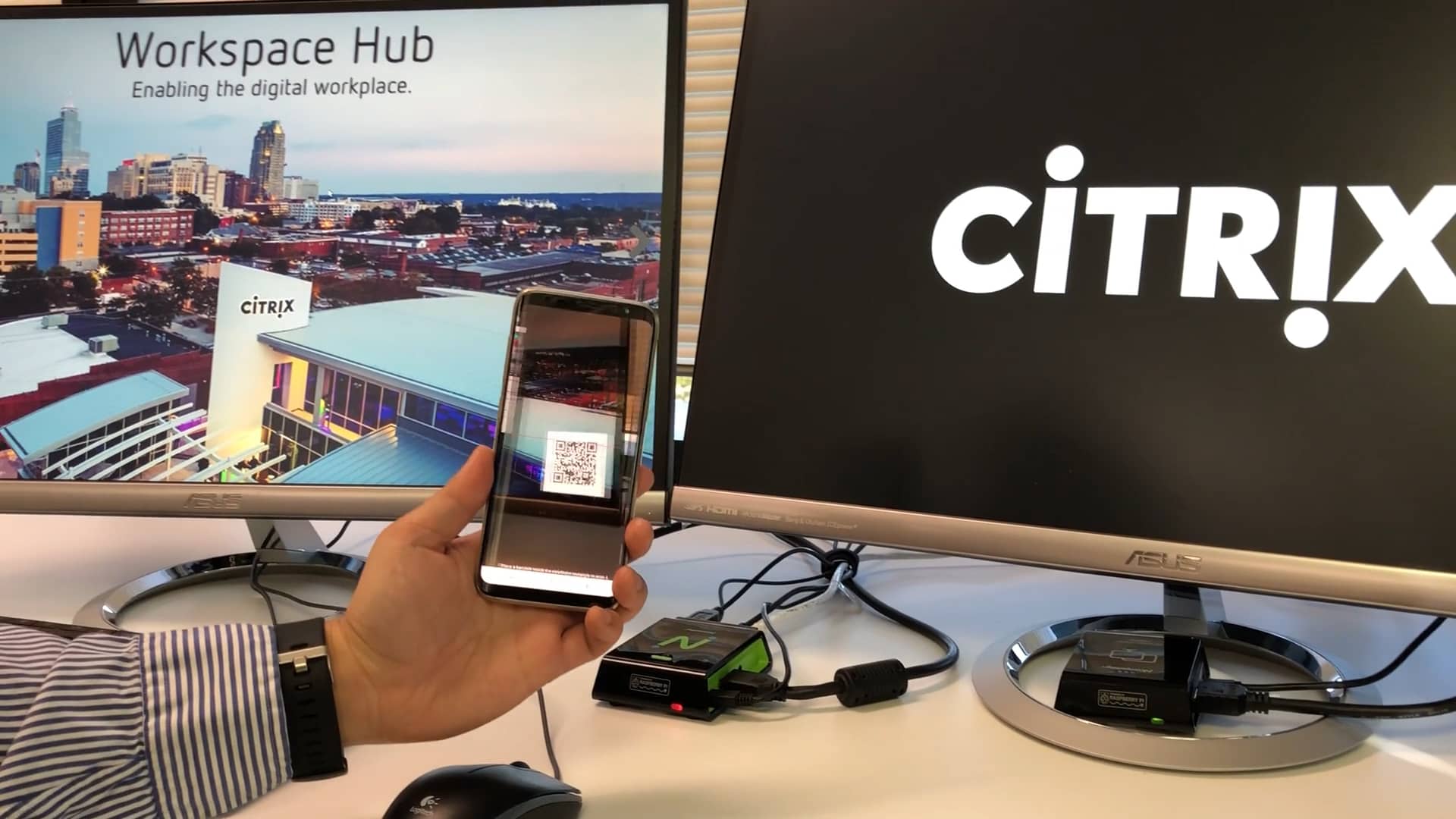 Citrix Session Roaming Triggered by QR Code on Vimeo