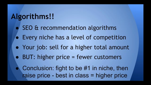 Module 07: Pricing on Marketplaces - Video Thumbnail