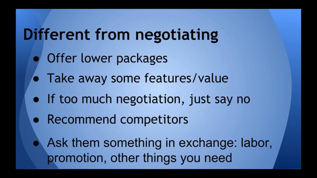 Module 15: How to Deal with Hagglers - Video Thumbnail