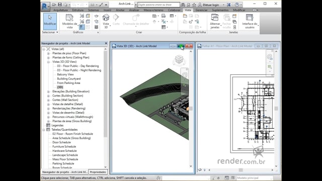 M1A2 - Apresentando a Interface do Revit 2017