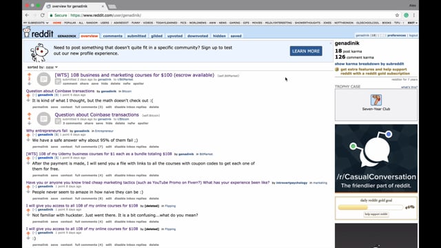 Module 05: Subreddit Karma Requirments - Video Thumbnail