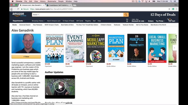 Module 10: Amazon Author Page - Video Thumbnail