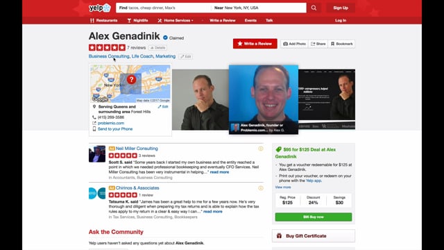 Module 12: Yelp - Video Thumbnail