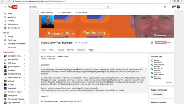 Module 33: How to Sell from About Page on YouTube - Video Thumbnail