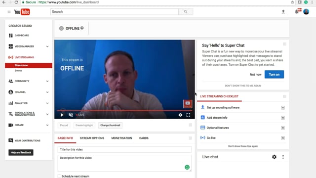 Module 37: YouTube Live - Tips While Live - Video Thumbnail