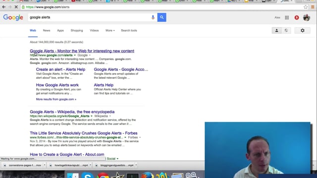 Module 13: Google Alerts - Video Thumbnail