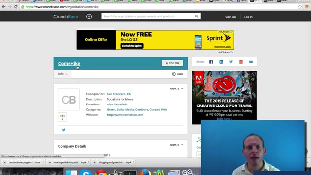 Module 15: Links From Your Profile On Different Websites - Crunchbase Example - Video Thumbnail