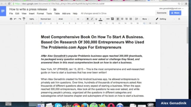 Module 31: How to Write a Press Release - Part 1 - Video Thumbnail