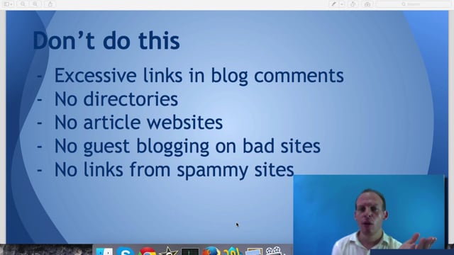Module 38: Don't Get Links from Directories, Blog-comments, Article Websites Online - Video Thumbnail