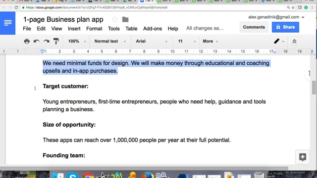 Module 06: 1 Page Business Plan - Video Thumbnail