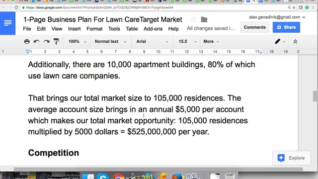 Module 07: 1 Page Business Plan Example - Video Thumbnail