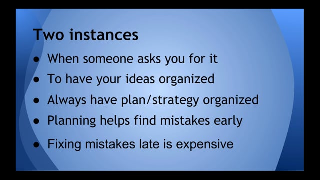 Module 09: When You Need a Business Plan - Video Thumbnail
